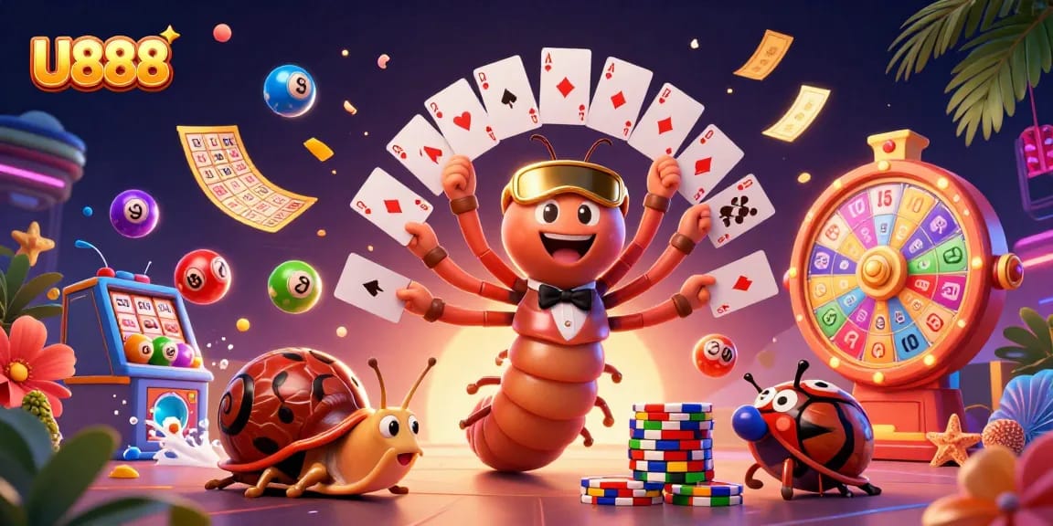 U888 engages players with vibrant 3D casino fun featuring unique dealer characters and dynamic games.