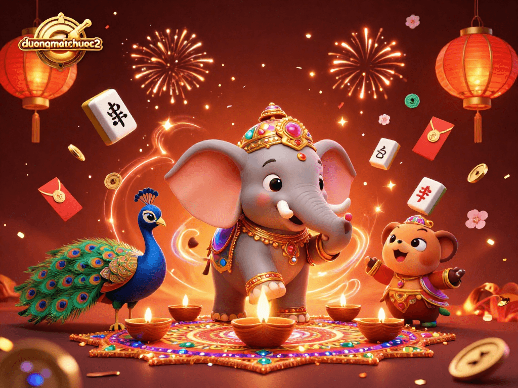 Earn huge rewards in duongmatchuoc2 with stacked mahjong tiles and vibrant bonuses in an engaging 3D scene.