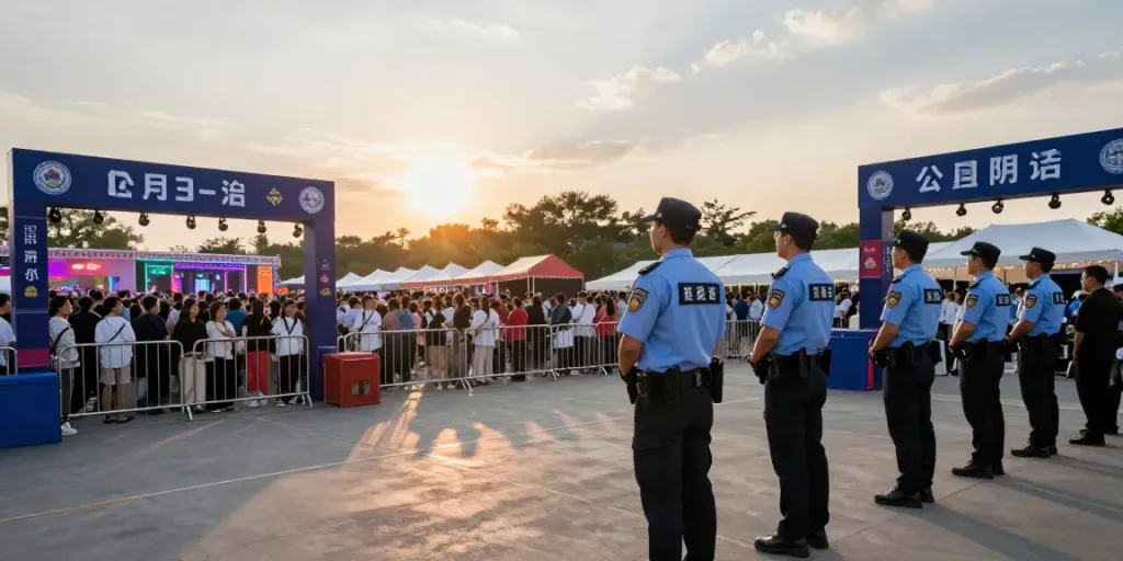 Event Security team providing professional oversight at a community festival.