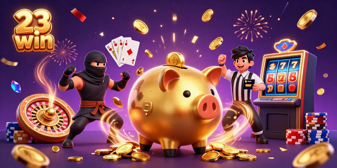 Experience the thrill of 23 win with a dynamic casino showdown featuring animated characters.