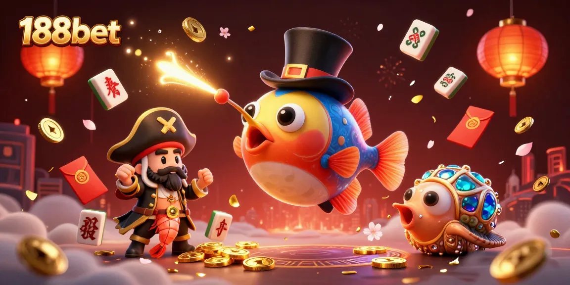 Experience thrilling gameplay with 188bet's vibrant scene featuring captivating characters and festive elements.