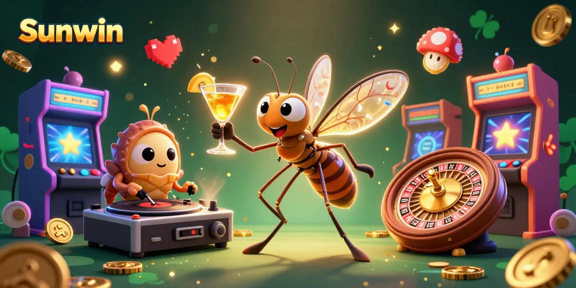 Win big with Sunwin's vibrant online casino games featuring a unique 3D scene.