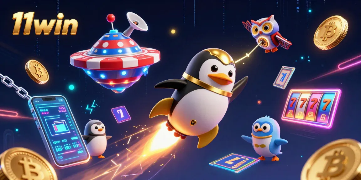Engage with the thrilling world of 11win casino adventures featuring crypto elements and a golden penguin!