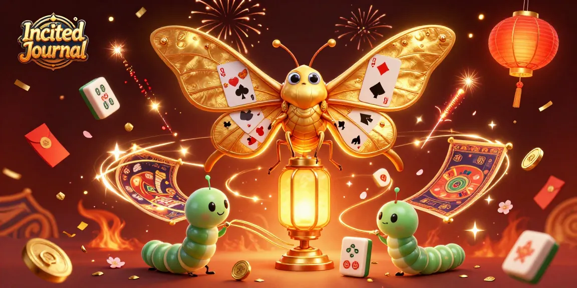 Experience thrilling casino gameplay with Incited Journal's vibrant and colorful 3D illustration.