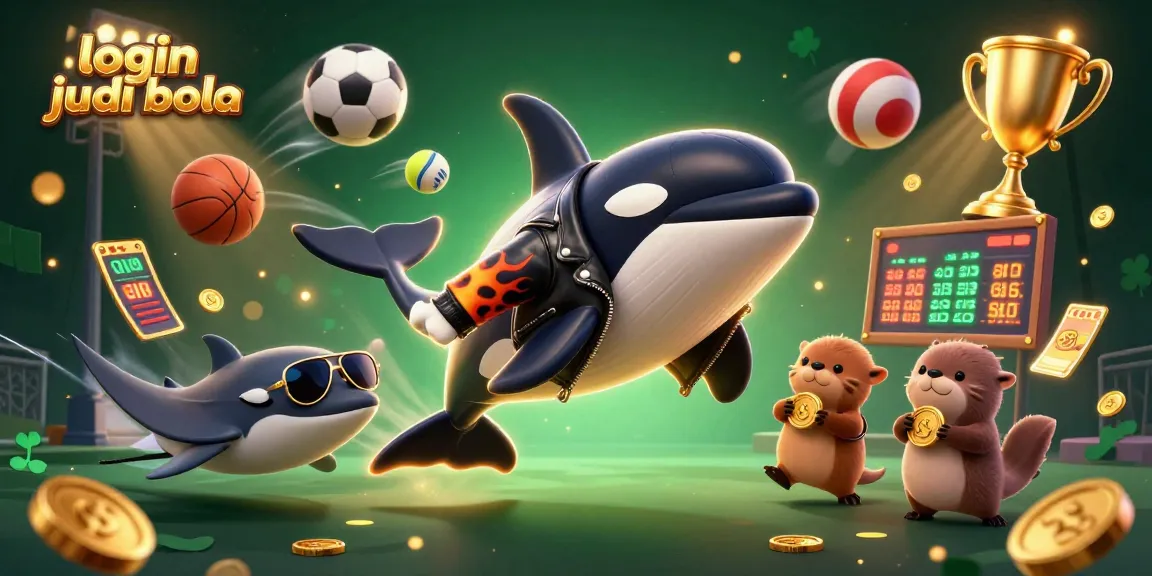 Experience the thrill of betting as you login judi bola and join the action with adorable sea creatures.